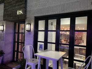 Outside  at P.S. Kitchen in New York City