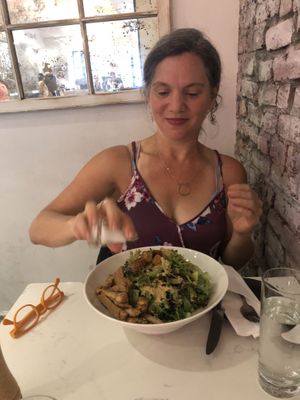 Salt always   at P.S. Kitchen in New York City