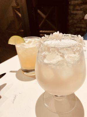 Coconut based drinks this was very tasty   at P.S. Kitchen in New York City