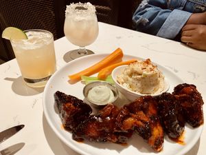 Could not go back and not get the best vegan mushroom wings  at P.S. Kitchen in New York City