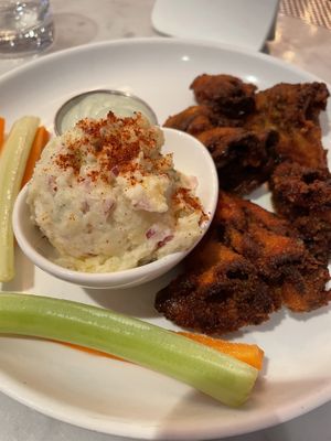 Maïtake wings  at P.S. Kitchen in New York City