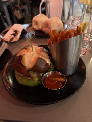 PS Burger and Beyond burrito  at P.S. Kitchen in New York City