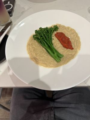 Orzo alfredo  at P.S. Kitchen in New York City