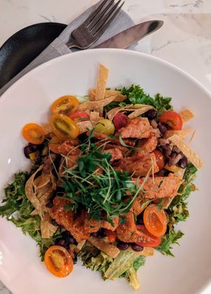 Western BBQ Chicken Salad at P.S. Kitchen in New York City