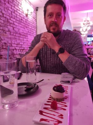 Postre Cheesecake 😋 at P.S. Kitchen in New York City