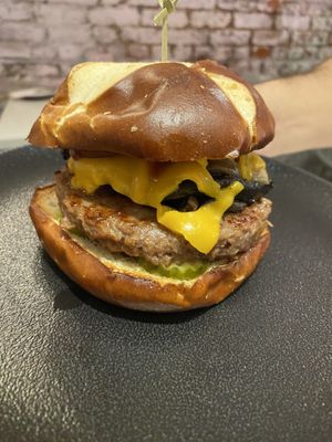 Beyond burger  at P.S. Kitchen in New York City