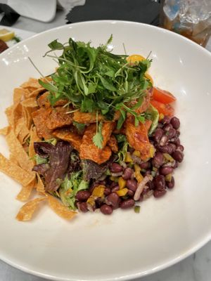 BBQ chick’n salad  at P.S. Kitchen in New York City