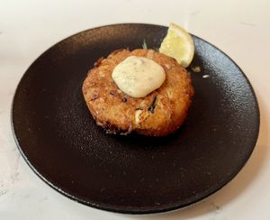 Crabby cakes   at P.S. Kitchen in New York City