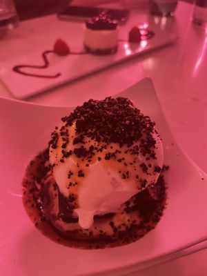 Brownie sundae   at P.S. Kitchen in New York City