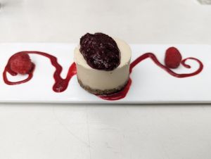 Cheesecake at P.S. Kitchen in New York City