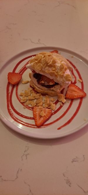 Mixed Berry Shortcake 😋 at P.S. Kitchen in New York City
