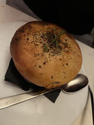 Chick’n Pot Pie  at P.S. Kitchen in New York City