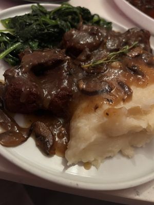 Seitan Marsala  at P.S. Kitchen in New York City