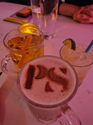 Me, Myself & Chai, Hot Toddy, and zero proof mocktail at P.S. Kitchen in New York City