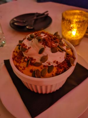 Pumpkin Mousse at P.S. Kitchen in New York City