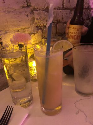 The Pearity - a beautiful non-alcoholic cocktail!  at P.S. Kitchen in New York City