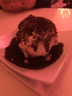 Brownie w/Ice Cream  at P.S. Kitchen in New York City