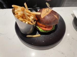 Hamburguer   at P.S. Kitchen in New York City