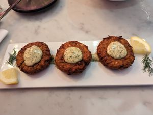Crabby Cakes at P.S. Kitchen in New York City