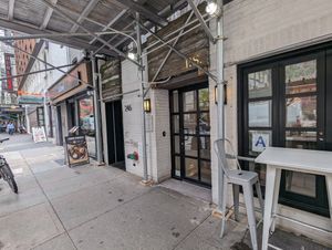 Entrance at P.S. Kitchen in New York City