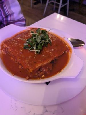 Lasagna at P.S. Kitchen in New York City