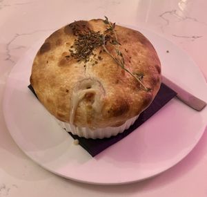 Pot pie  at P.S. Kitchen in New York City