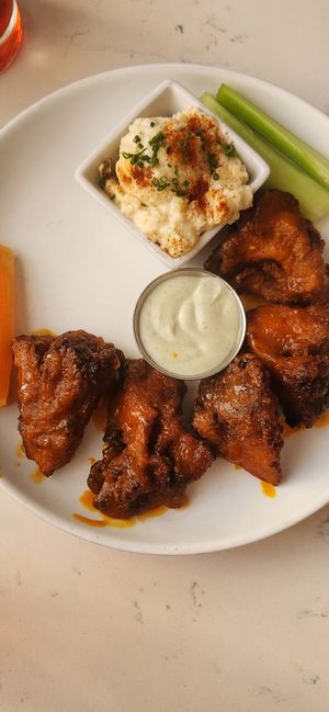 Maitake wings at P.S. Kitchen in New York City