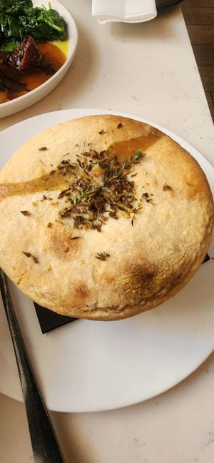 Chicken pot pie at P.S. Kitchen in New York City