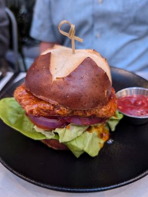 Thai chicken sandwich at P.S. Kitchen in New York City