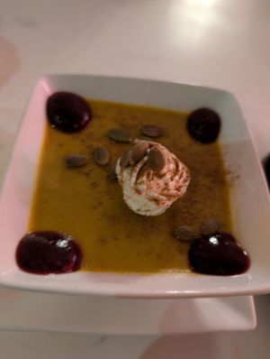 Pumpkin Panna Cotta at P.S. Kitchen in New York City
