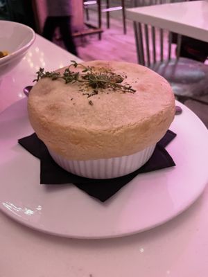Chicken pot piee  at P.S. Kitchen in New York City