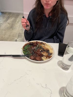 Seitan marsala  at P.S. Kitchen in New York City