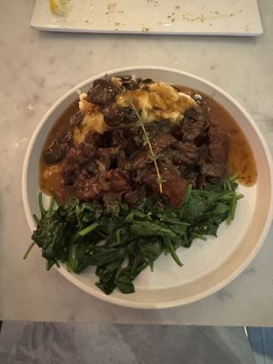Seitan Marsala  at P.S. Kitchen in New York City