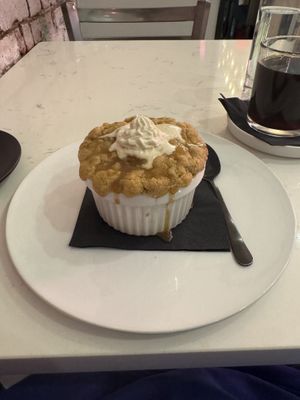 Peach Cobbler  at P.S. Kitchen in New York City