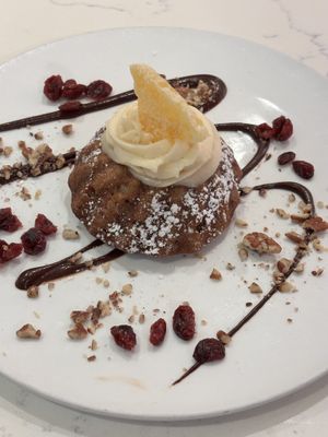 Hummingbird cake was amazing warm and delicious  at P.S. Kitchen in New York City