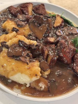 Seitan Marsala was an amazing dish and oh so much we enjoyed every bite  at P.S. Kitchen in New York City