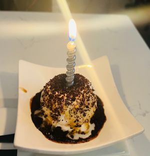 it was my birthday! at P.S. Kitchen in New York City