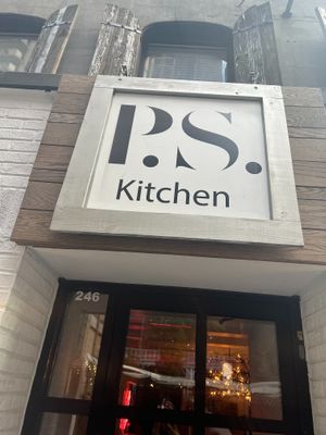 front at P.S. Kitchen in New York City