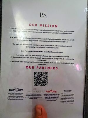   at P.S. Kitchen in New York City