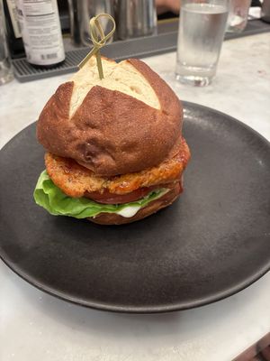 Thai chicken sandwich   at P.S. Kitchen in New York City