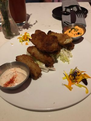 Crispy artichoke at P.S. Kitchen in New York City