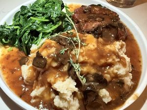 Steak masala   at P.S. Kitchen in New York City