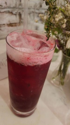 Pomegranate tea at P.S. Kitchen in New York City