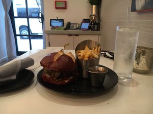 BBQ Burger at P.S. Kitchen in New York City