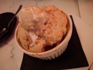 Apple Cobbler at P.S. Kitchen in New York City