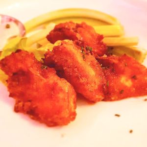 Buffalo wings starter at P.S. Kitchen in New York City