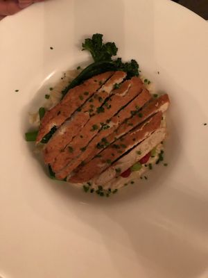 Orzo chicken  at P.S. Kitchen in New York City
