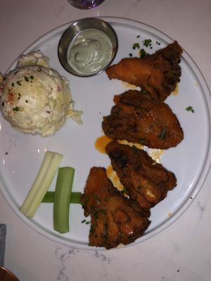 Maitake Buffalo Wings  at P.S. Kitchen in New York City