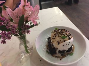 Brownie Sundae at P.S. Kitchen in New York City