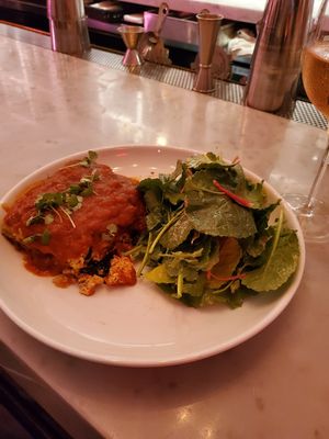 Lasagna. SOOO Good at P.S. Kitchen in New York City